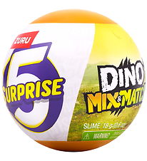 5 Surprise Kugle m. Overraskelse - Dino Mix & Match