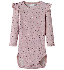 Name It Body l/æ - Uld - NbfWomi - Shadow Gray/Dots