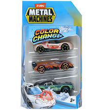 Metal Machines Multi Car Color Change - 3-pak - Assorteret