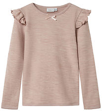 Name It Bluse - Uld - NmfWyla - Shadow Gray