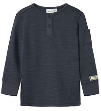 Name It Bluse - Uld - NmmWyla - Ombre Blue