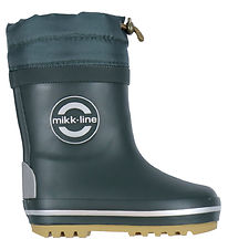 Mikk-Line Gummistøvle m. Foer - Winter Wellies - Darkest Sprouse