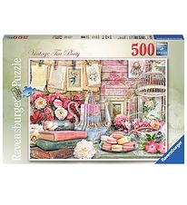Ravensburger Puslespil - 500 Brikker - Vintage Tea Party