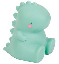 A Little Lovely Company Lampe - 12,5 cm - T-Rex - Grøn