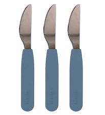 Filibabba Knive - 3-pak - Silikone - Powder Blue