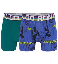 Ronaldo Boxershorts - 2-pak - Turkis/Bl m. Print