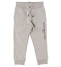 Tommy Hilfiger Sweatpants - Essential - Organic - Grmeleret