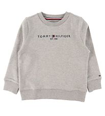Tommy Hilfiger Sweatshirt - Essential - Organic - Gråmeleret