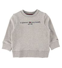 Tommy Hilfiger Sweatshirt - Essential - Organic - Grmeleret