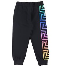 Versace Sweatpants - Greca - Sort/Multifarvet