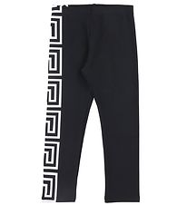 Versace Leggings - Greca - Sort/Hvid