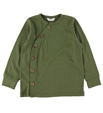 Joha Cardigan m. Knapper - Uld - Grn