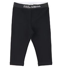 Dolce & Gabbana Leggings - 90's - Sort