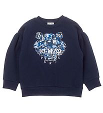 Kenzo Sweatshirt - Electric Blue m. Tiger