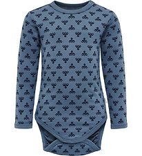 Hummel Body l/æ - hmlBambo - Uld - Blå m. Logo