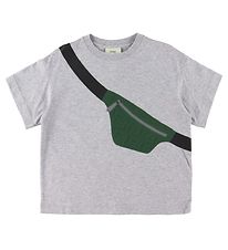 Fendi T-Shirt - Grmeleret m. Tryk