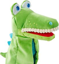 Haba Hånddukke - Krokodille - 26 cm - Grøn