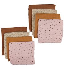 Pippi Stofbleer - Organic - 8-Pak - 65x65 cm - Mocha Mousse