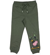 Name It Sweatpants - Ozzie - NmmPeppaPig - Agave Green