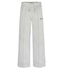Calvin Klein Sweatpants - Seaming Straight - Lysegråmeleret