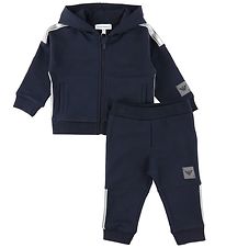 Emporio Armani Sweatst - Navy m. Slv