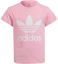 adidas Originals T-shirt - Adicolor - True Pink/White