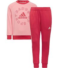 adidas Performance Sweatsæt - Pink/Red