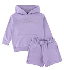 Versace Sweatst - Orchid m. Logo