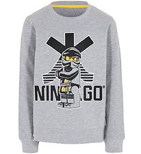 LEGO Ninjago Sweatshirt - Grey Melange m. Print