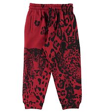 Dolce & Gabbana Sweatpants - Animalier - Rød Leo