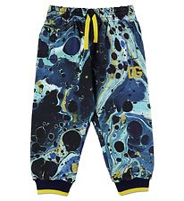 Dolce & Gabbana Sweatpants - Magnificent - Blå Marmor