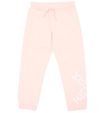 Kenzo Sweatpants - Rosa m. Hvid