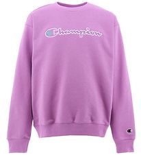 Champion Fashion Sweatshirt - Lilla m. Logo