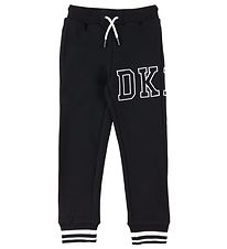 DKNY Sweatpants - Sort m. Hvid