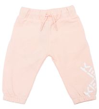 Kenzo Sweatpants - Rosa m. Hvid