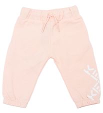 Kenzo Sweatpants - Rosa m. Hvid