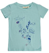 Soft Gallery T-shirt - SGJuna Sealife - Canal Blue