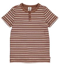 Müsli T-Shirt - Rib - Stripe - Brown Sugar