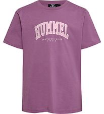 Hummel T-shirt - hmlFast - Lilla