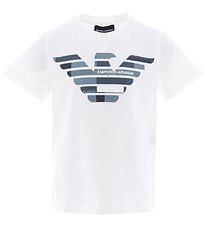 Emporio Armani T-shirt - Hvid m. Logo