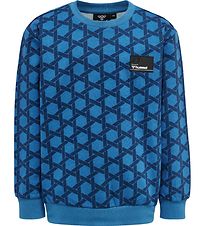 Hummel Sweatshirt - hmlPeter - Vallarta Blue
