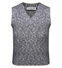 Rosemunde Vest - Alpaka/Uld - Eiffel Tower Melange