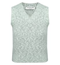 Rosemunde Vest - Alpaka/Uld - Pastel Mint Melange