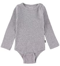 Mads Nørgaard Body l/æ - Rib - Gråmeleret