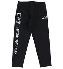 EA7 Leggings - 3/4 - Sort m. Pastel