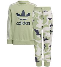 adidas Originals Sæt - Sweatshirt/Sweatpants - Lime