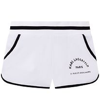 Karl Lagerfeld Shorts - Fire - Hvid/Sort