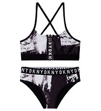 DKNY Bikini - Summer - Sort/Hvid m. Fotoprint