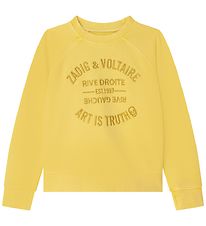 Zadig & Voltaire Sweatshirt - Ivy - Sun m. Guld