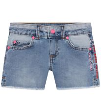 Little Marc Jacobs Shorts - Denim Brooklyn - Blå m. Pink